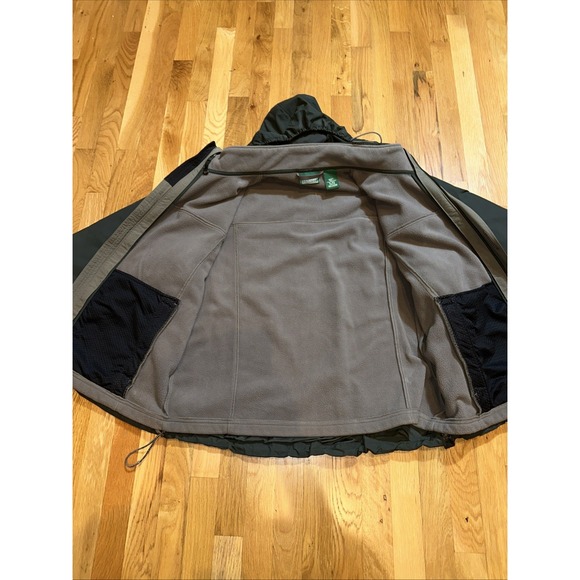 LL Bean Coat Mens Large White Sweater Fleece 3 in 1 Jacket Weather Challenge - Picture 4 of 6